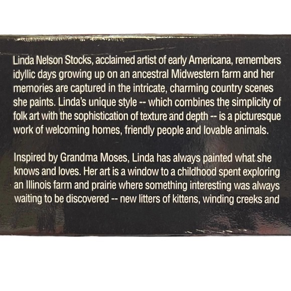 Linda Nelson Stocks Deluxe Puzzle Set Three 500 Piece Jigsaw Puzzles SEALED 1999 - Picture 10 of 14